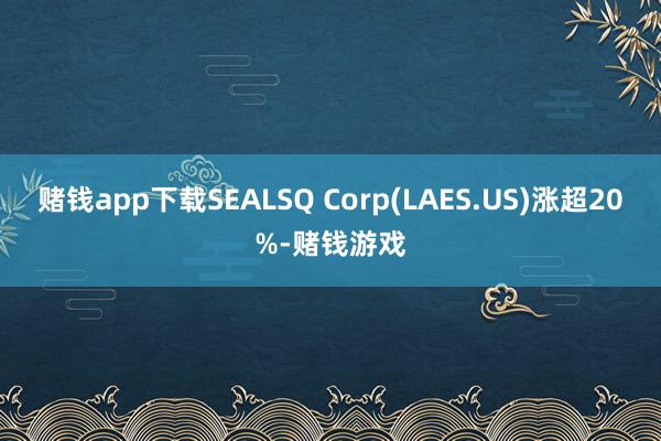 赌钱app下载SEALSQ Corp(LAES.US)涨超20%-赌钱游戏